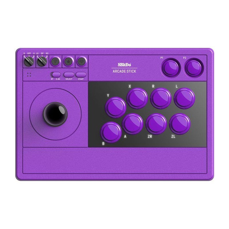 Stick arcade - 8BitDo - Arcade Stick - 2.4G - Violet