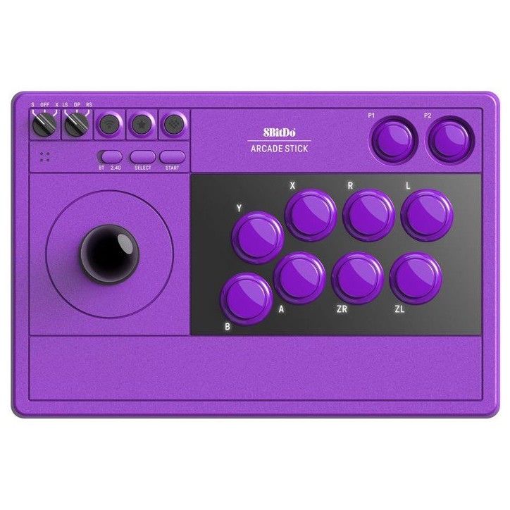 Stick arcade - 8BitDo - Arcade Stick - 2.4G - Violet Stick arcade - 8BitDo - Arcade Stick - 2.4G - Violet