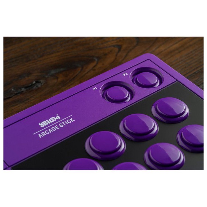 Stick arcade - 8BitDo - Arcade Stick - 2.4G - Violet Stick arcade - 8BitDo - Arcade Stick - 2.4G - Violet