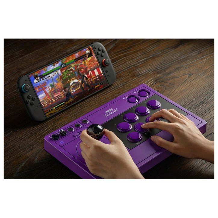 Stick arcade - 8BitDo - Arcade Stick - 2.4G - Violet Stick arcade - 8BitDo - Arcade Stick - 2.4G - Violet