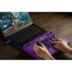 Stick arcade - 8BitDo - Arcade Stick - 2.4G - Violet