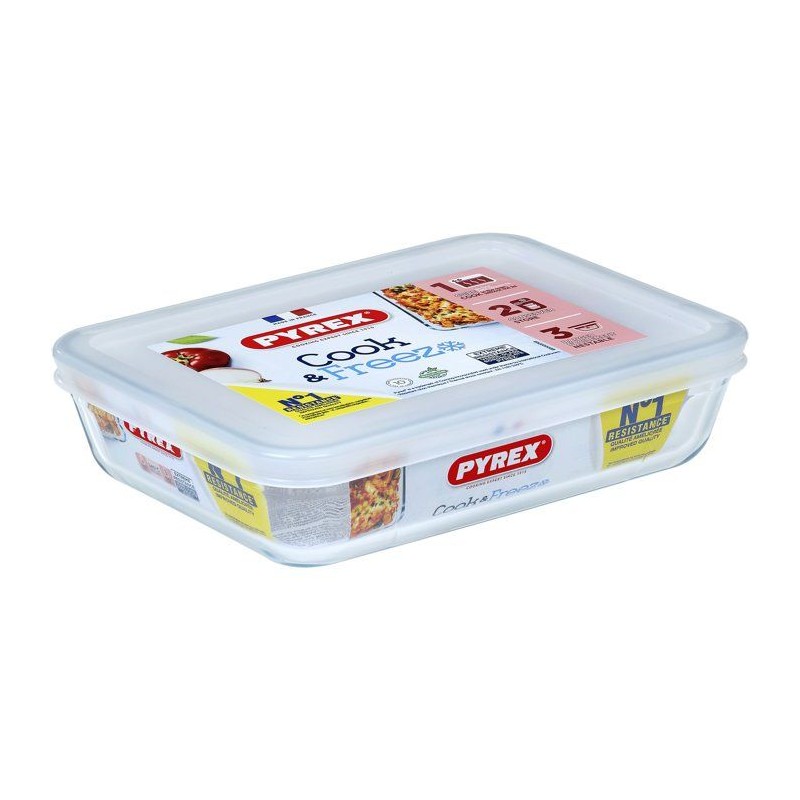 Boîtes de conservation rectangulaires - PYREX - Cook & Freez - Lot de