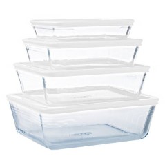 Boîtes de conservation rectangulaires - PYREX - Cook & Freez - Lot de
