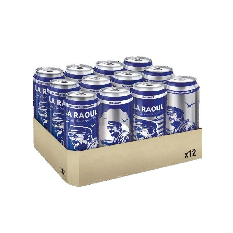 La Raoul - Biere blonde - Canettes 12x50cl