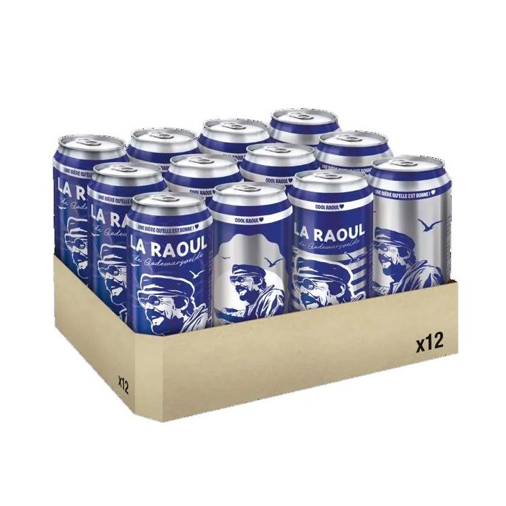 La Raoul - Biere blonde - Canettes 12x50cl
