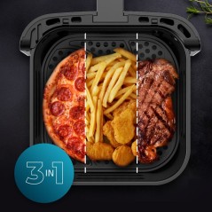 Friteuse a air sans huile CECOTEC CECOFRY&GRILL DUOHEAT 4000 4L Grill