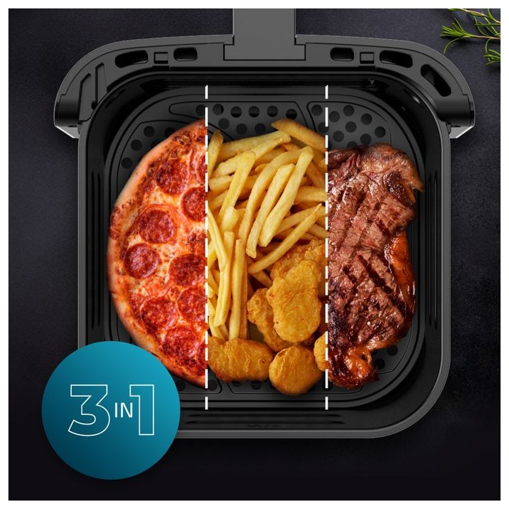 Friteuse a air sans huile CECOTEC CECOFRY&GRILL DUOHEAT 4000 4L Grill