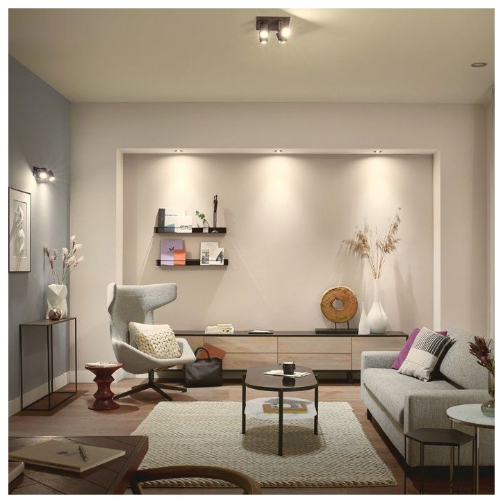 Spot encastré LED - PHILIPS HUE - Milliskin - lot de 3 - blanc - GU10 Spot encastré LED - PHILIPS HUE - Milliskin - lot de 3 - blanc - GU10