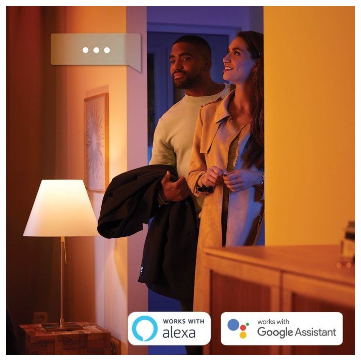 Spot encastré LED - PHILIPS HUE - Milliskin - lot de 3 - blanc - GU10 Spot encastré LED - PHILIPS HUE - Milliskin - lot de 3 - blanc - GU10