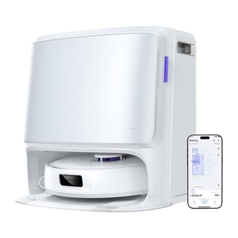 NARWAL Freo Z10 - Robot Aspirateur et Laveur avec Systeme Anti-Encheve