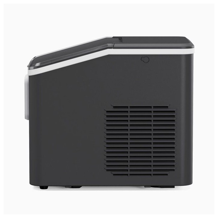 Machine a glaçons HKoeNIG - KUB12 - Jusqu'a 12kg de glaçons par jour - 6 a 13 minutes de production - 120W - Noir