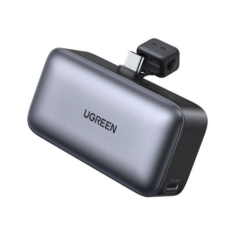 Batterie externe - UGREEN - 5,000 mAh - Connecteur USB-C - Avec suppor