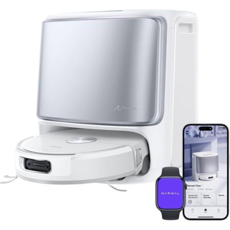 NARWAL FLOW - Aspirateur Robot Laveur avec Station - 22 000 Pa - DualF