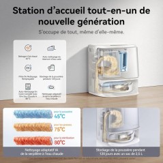 NARWAL FLOW - Aspirateur Robot Laveur avec Station - 22 000 Pa - DualF