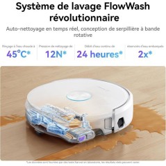 NARWAL FLOW - Aspirateur Robot Laveur avec Station - 22 000 Pa - DualF