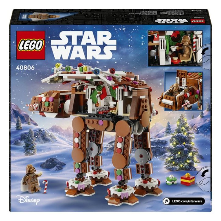 LEGO Star Wars 40806 - AT-AT Walker Façon Pain d'Épices + Dark Vador - Set pour Enfant - A partir de 10 ans LEGO Star Wars 40806 - AT-AT Walker Façon Pain d'Épices + Dark Vador - Set pour Enfant - A partir de 10 ans