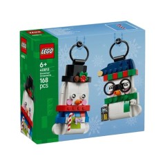 LEGO 40812 - Les Bonshommes de Neige Décoratifs - 2 Figurines a Suspe