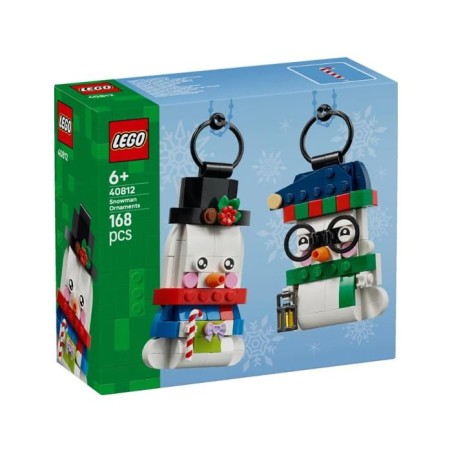 LEGO 40812 - Les Bonshommes de Neige Décoratifs - 2 Figurines a Suspe