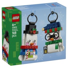 LEGO 40812 - Les Bonshommes de Neige Décoratifs - 2 Figurines a Suspe