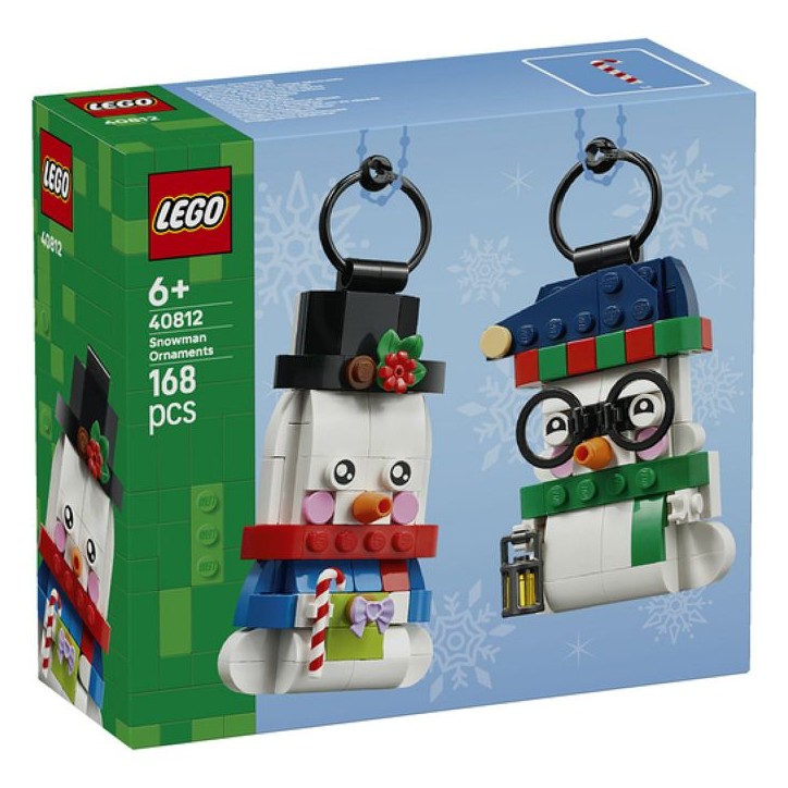 LEGO 40812 - Les Bonshommes de Neige Décoratifs - 2 Figurines a Suspendre - Set pour Enfant - A partir de 6 ans LEGO 40812 - Les Bonshommes de Neige Décoratifs - 2 Figurines a Suspendre - Set pour Enfant - A partir de 6 ans