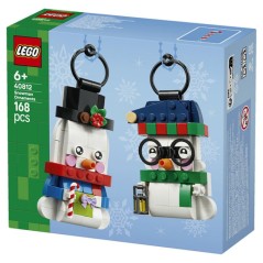 LEGO 40812 - Les Bonshommes de Neige Décoratifs - 2 Figurines a Suspe