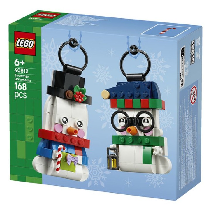 LEGO 40812 - Les Bonshommes de Neige Décoratifs - 2 Figurines a Suspendre - Set pour Enfant - A partir de 6 ans LEGO 40812 - Les Bonshommes de Neige Décoratifs - 2 Figurines a Suspendre - Set pour Enfant - A partir de 6 ans