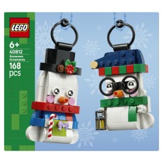 LEGO 40812 - Les Bonshommes de Neige Décoratifs - 2 Figurines a Suspe