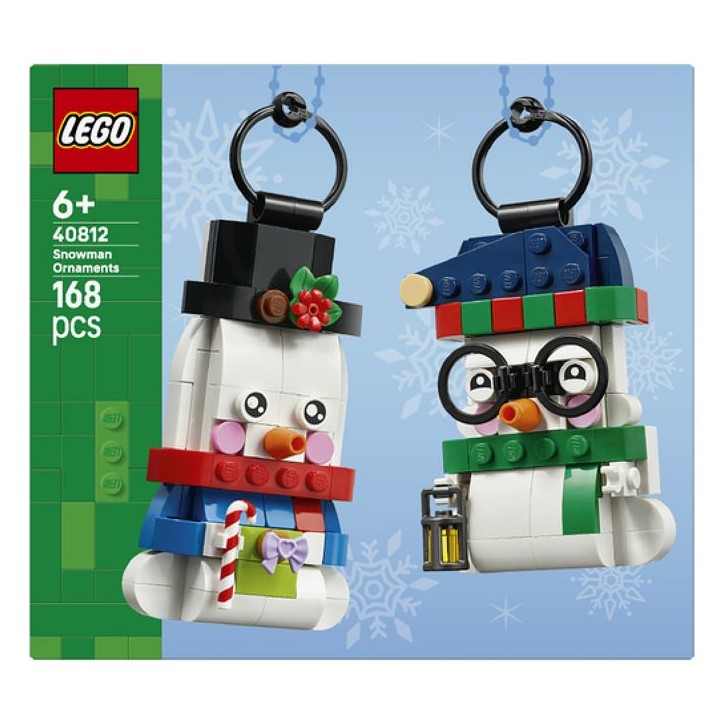 LEGO 40812 - Les Bonshommes de Neige Décoratifs - 2 Figurines a Suspendre - Set pour Enfant - A partir de 6 ans LEGO 40812 - Les Bonshommes de Neige Décoratifs - 2 Figurines a Suspendre - Set pour Enfant - A partir de 6 ans