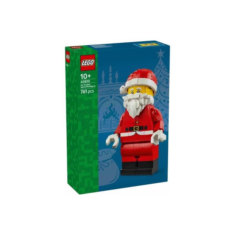 LEGO 40820 - Minifigurine du Pere Noël Grand Format - Décoration de