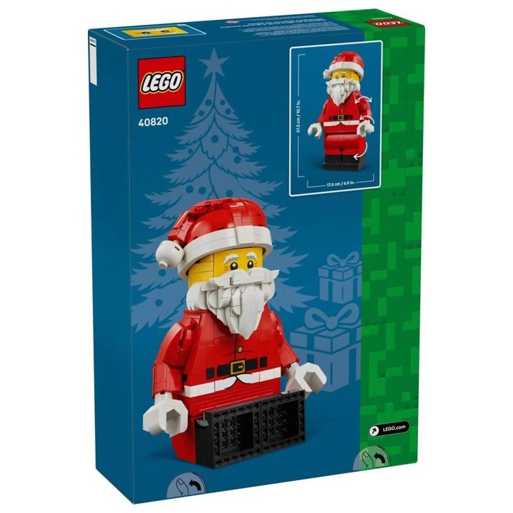 LEGO 40820 - Minifigurine du Pere Noël Grand Format - Décoration de Noël - Set pour Enfant - A partir de 10 ans LEGO 40820 - Minifigurine du Pere Noël Grand Format - Décoration de Noël - Set pour Enfant - A partir de 10 ans