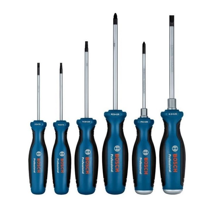 Bosch Professional - Set de 6 tournevis Bosch Professional - Set de 6 tournevis