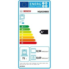Four encastrable 60 cm - EcoClean - Bosch Serie 4 - HQA534BB3 - Classe
