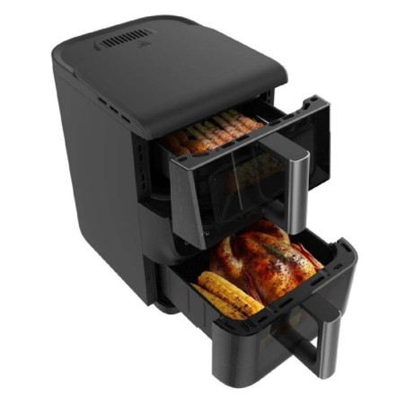 Friteuse a air sans huile CECOTEC CECOFRY DUOLEVEL 10000 DUOSIZE WINDOW 10L Fenetre
