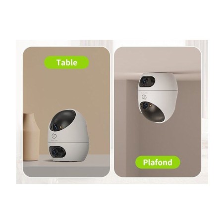 Caméra de surveillance - BEANS VIEW - D220 Dual 2K - Intérieur - WiFi - Vision nocturne