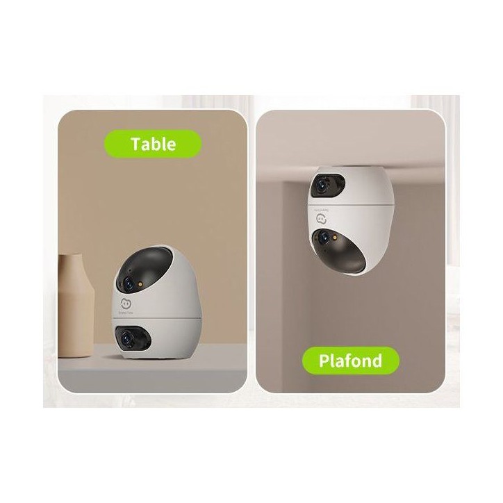 Caméra de surveillance - BEANS VIEW - D220 Dual 2K - Intérieur - WiFi - Vision nocturne Caméra de surveillance - BEANS VIEW - D220 Dual 2K - Intérieur - WiFi - Vision nocturne