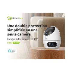 Caméra de surveillance - BEANS VIEW - D220 Dual 2K - Intérieur - WiF