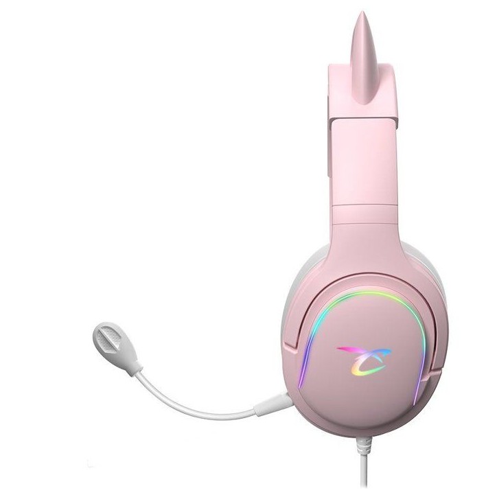 Casque gaming - SUBSONIC - Spectra LED Rose - Haut-parleurs 50 mm - LED RGB dynamiques - Multi-plateformes