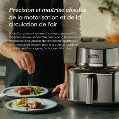 Airfryer - COSORI - Smart Air Fryer ICONIC Single - 6,2 L - Silver - A