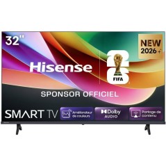 Hisense 32A4S - TV LED 32 (80 cm) - HD Ready 1366x768 - Smart TV - 2 H