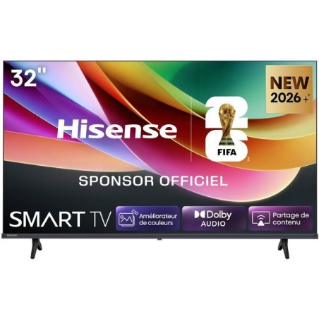 Hisense 32A4S - TV LED 32 (80 cm) - HD Ready 1366x768 - Smart TV - 2 H