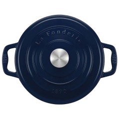 Cocotte en fonte émaillée - LA FONDERIE 1890 - ALMA25 - Induction tous feux - Revetement émaillé - Cuisson homogene