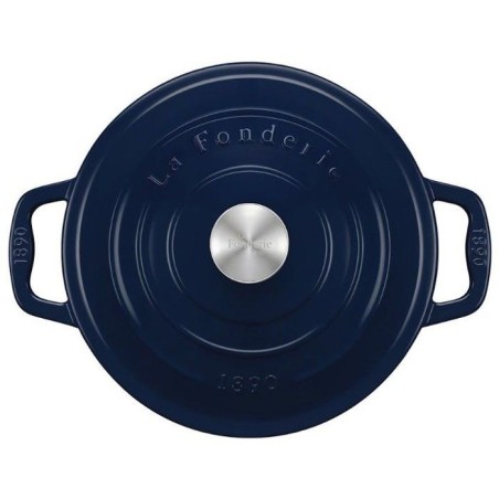 Cocotte en fonte émaillée - LA FONDERIE 1890 - ALMA25 - Induction tous feux - Revetement émaillé - Cuisson homogene