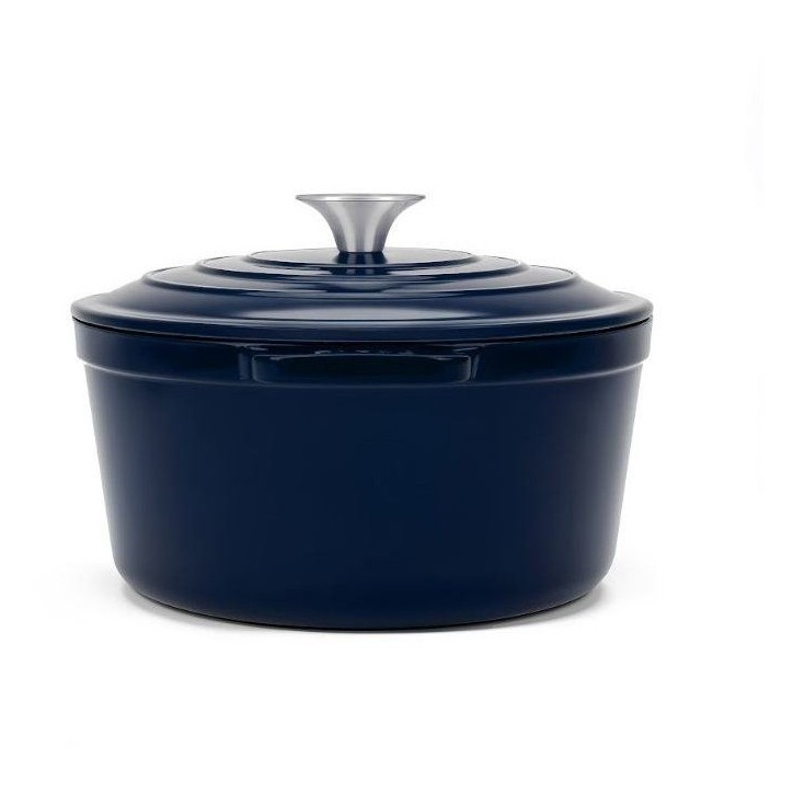 Cocotte en fonte émaillée - LA FONDERIE 1890 - ALMA25 - Induction tous feux - Revetement émaillé - Cuisson homogene