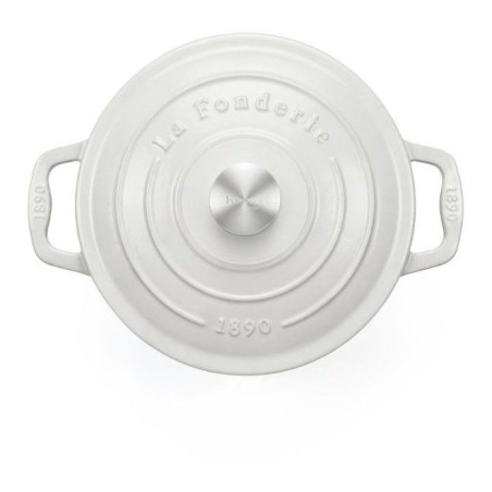 Cocotte en fonte émaillée - LA FONDERIE 1890 - IENA22 - Induction tous feux - Revetement émaillé - Cuisson homogene