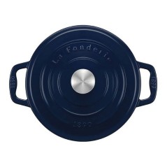 Cocotte en fonte émaillée - LA FONDERIE 1890 - ALMA22 - Induction tous feux - Revetement émaillé - Cuisson homogene
