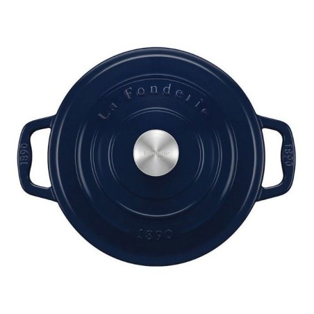 Cocotte en fonte émaillée - LA FONDERIE 1890 - ALMA22 - Induction tous feux - Revetement émaillé - Cuisson homogene