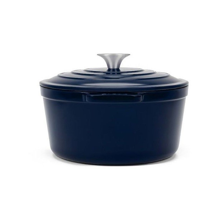 Cocotte en fonte émaillée - LA FONDERIE 1890 - ALMA22 - Induction tous feux - Revetement émaillé - Cuisson homogene