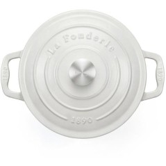 Cocotte en fonte émaillée - LA FONDERIE 1890 - IENA25 - Induction tous feux - Revetement émaillé - Cuisson homogene
