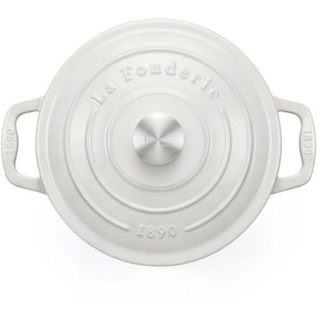 Cocotte en fonte émaillée - LA FONDERIE 1890 - IENA25 - Induction tous feux - Revetement émaillé - Cuisson homogene