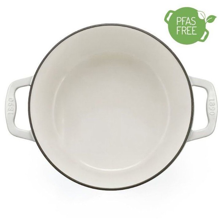 Cocotte en fonte émaillée - LA FONDERIE 1890 - IENA25 - Induction tous feux - Revetement émaillé - Cuisson homogene